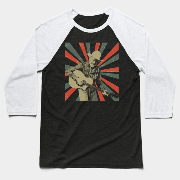 Robert Earl Keen || No Kinda Dancer Baseball T-Shirt by Setipixel